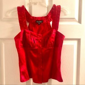 Gorgeous red Bebe top